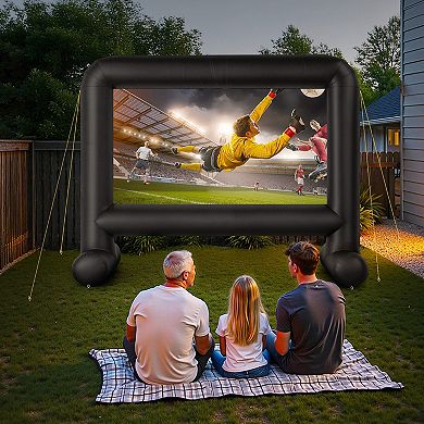 Large Portable Projector Screen for Outdoor Movies and Events