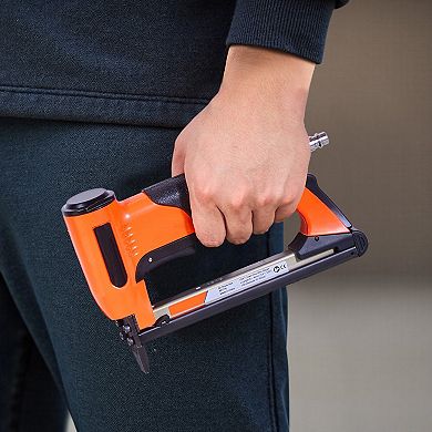 22-Gauge Pneumatic Staple Gun for Upholstery, Woodworking, and DIY Projects