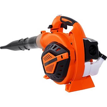 26CC 2-Stroke Gas Leaf Blower and Lawn Vacuum with Noise-Reducing Earmuffs
