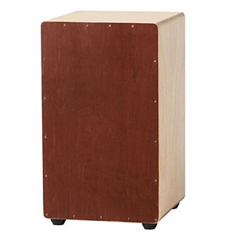Compact Wooden Cajon Drum Box with Snare System for Seated Hand Percussion