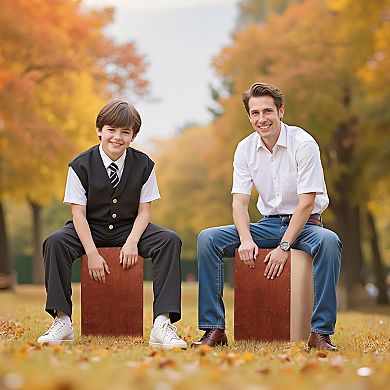 Compact Wooden Cajon Drum Box with Snare System for Seated Hand Percussion