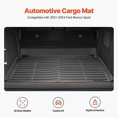 Custom Fit Vehicle Cargo Mat TPE Trunk Liner Pet Gear Protection