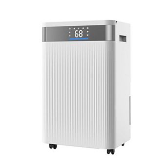 52-Pint Dehumidifier for Large Rooms with LED Display and Quiet Operation
