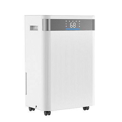 52-Pint Dehumidifier for Large Rooms with LED Display and Quiet Operation