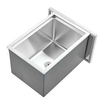 Drop-In Ice Chest with Lid and Drain, 31.7-qt for Indoor or Outdoor Bar