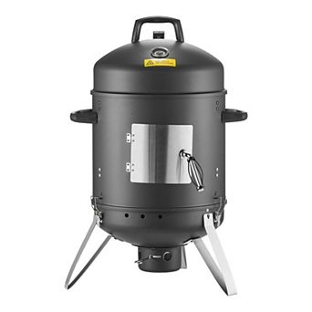 Portable Charcoal Smoker for Grilling and Smoking Meat Fish and Veggies