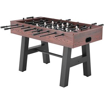 Adjustable 55 inch Foosball Table with Smooth Rods, 26 Players, and 4 Balls