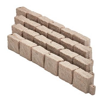 Stone-Look Landscape Edging for Garden Beds, Lawns, Pathways & Pool Borders