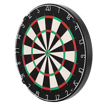 Sisal Dartboard with Self-Healing Fibers and Rotatable Number Ring