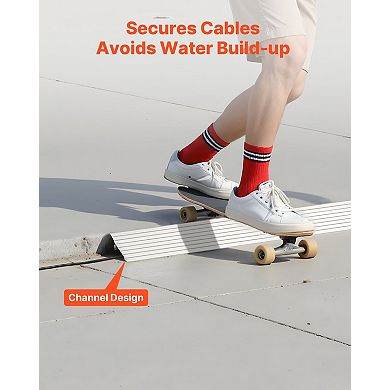 Aluminum Threshold Ramp for Home Entryways and Interior Doors