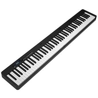 Portable 88-Key Digital Piano Keyboard with Dual Speakers, 128 Tones and Demo Songs