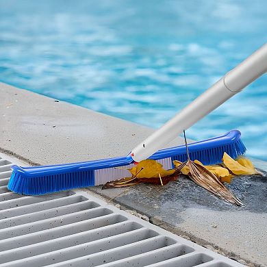 4-in-1 Pool Cleaning Kit Skimmer Nets and Brushes for Pools Hot Tubs (Poles Not Included)