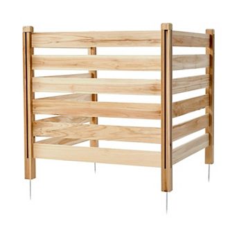 3-Panel Solid Wood Privacy Fence Kit for Yard, Garden, Patio and Outdoor Organization