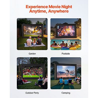 Backyard Inflatable Projector Screen for Movies Parties and Weddings