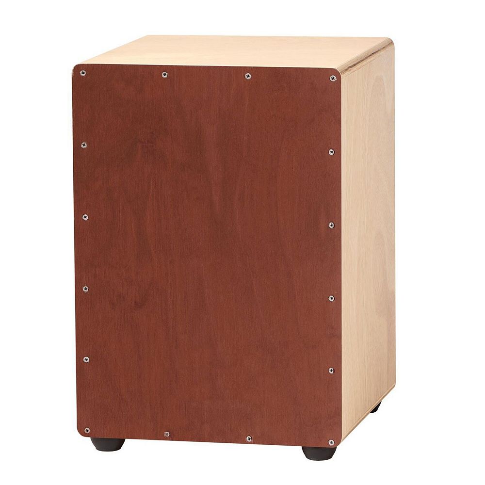 Wood Cajon Drum Box with Snare Wires, Compact Hand Percussion Instrument
