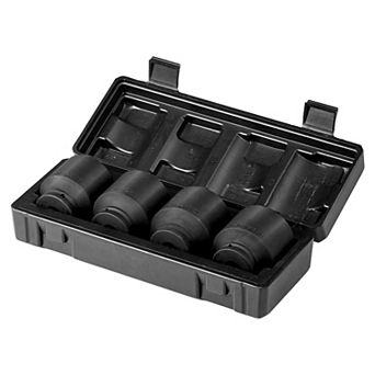 Drive Axle Nut Socket Set 4 pc SAE with Storage Case