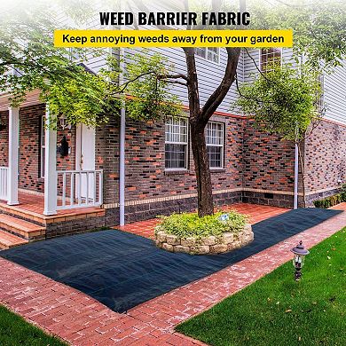 Outdoor Weed Barrier Fabric Roll for Garden Beds, Driveways and Landscaping