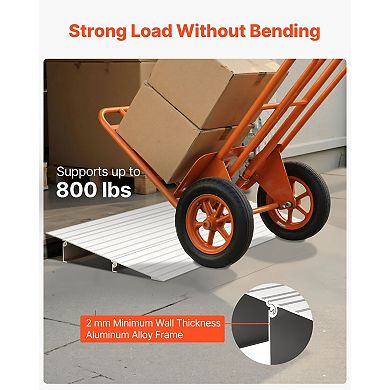 Aluminum Threshold Ramp Set for Doorways, Wheelchairs, and Mobility Scooters