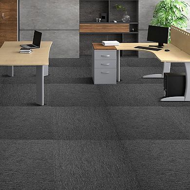20 Pack Carpet Tile Flooring Squares for Home Office, Basement, and Living Spaces