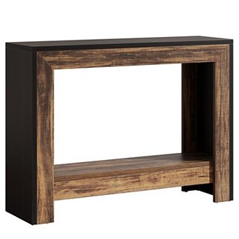 Farmhouse Accent Table Narrow Sofa Table for Entryway or Living Room