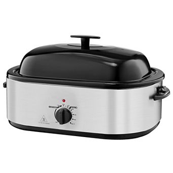 22-qt Electric Roaster Oven with Adjustable Temperature and Keep Warm