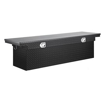 Aluminum Truck Bed Storage Tool Box with Lock for Tools and Roadside Gear