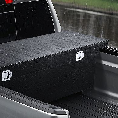 Aluminum Truck Bed Storage Tool Box with Lock for Tools and Roadside Gear