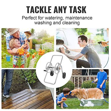 Garden Hose Reel Cart for Yard, Patio, and Car Washing