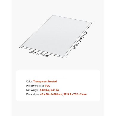 Floor Mat for Home Office or Gaming Chair on Hard Floors
