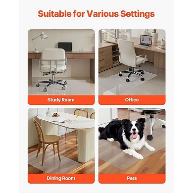 Floor Mat for Home Office or Gaming Chair on Hard Floors