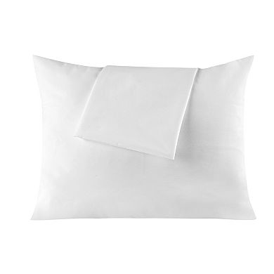 Standard Pillow Protectors 4-Pack with Waterproof Lining and Full Zippered Encasement