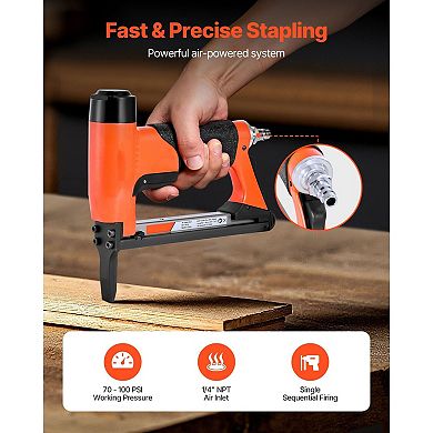 22-Gauge Pneumatic Staple Gun for Upholstery, Wood, and DIY Projects