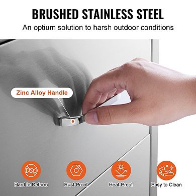 2-Tier Stainless Steel Kitchen Drawer Organizer for Utensils and Dishes