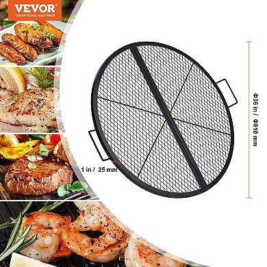 Foldable Fire Pit Cooking Grate for Campfire and Outdoor Grilling