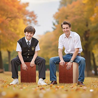 Hand Percussion Cajon Box Drum with Carry Bag, Wooden Snare Drum for Practice