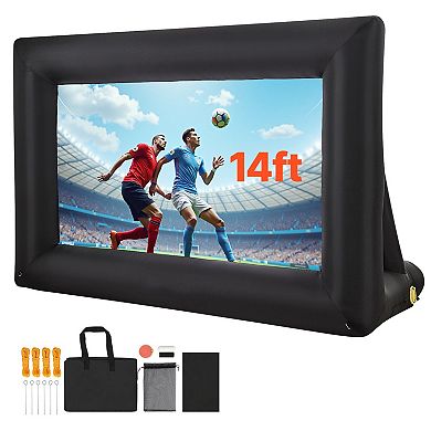 Portable Inflatable Projector Screen with Wide Viewing Angle for Parties and Camping