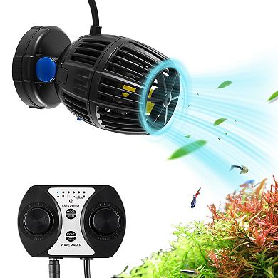 40W Aquarium Wavemaker Pump with Adjustable Flow, Magnetic Base Quiet Operation
