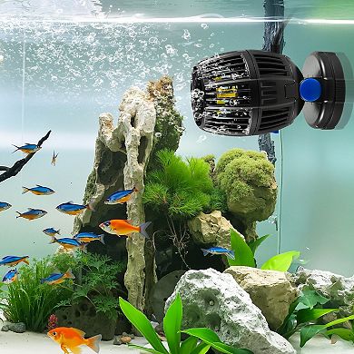 40W Aquarium Wavemaker Pump with Adjustable Flow, Magnetic Base Quiet Operation