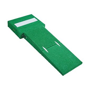Baseball Pitching Mound with PP Turf, Portable Foldable Mound for Indoor and Outdoor Use