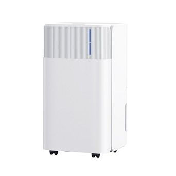 Compact 30-Pint Dehumidifier with Auto, Continuous, and Sleep Modes