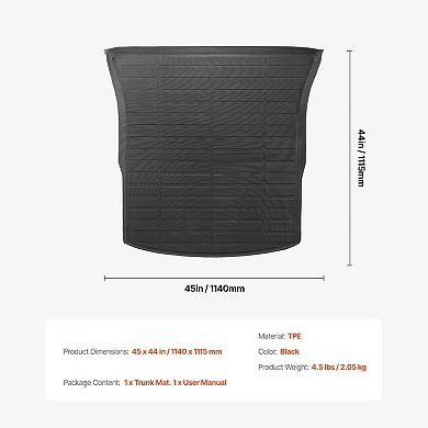 Custom Fit Vehicle Cargo Mat TPE Waterproof Mud Snow Pet Hair Protection