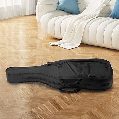 Cello Carrying Case with Explosion-Proof Zippers and Bow Holder