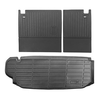 Custom Fit Car Cargo and Backrest Mat Set TPE Waterproof Liner