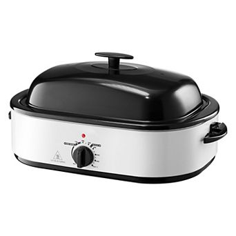 18-qt Electric Roaster Oven with Adjustable 150450℉ Temp and 1450W Power