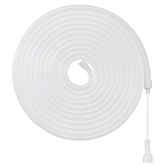 RGB LED Rope Light with Clips, Tape, Power Adapter, and DIY Customization