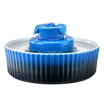 Ceramic Pet Water Fountain 2.1L for Cats and Dogs with Filter Indoor