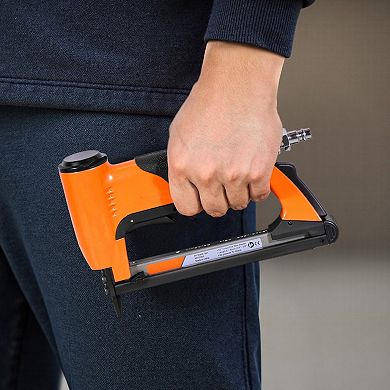 20-Gauge Pneumatic Staple Gun for Upholstery, Woodwork, and DIY Projects