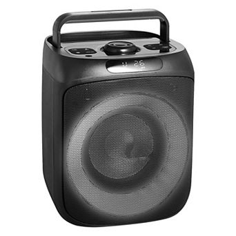 Portable Karaoke Machine with Wireless Mics, RGB Lights, and Bluetooth