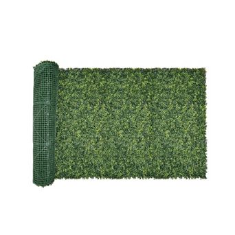 Decorative Milan Grass Wall Panel with Snap-Lock System for DIY Indoor or Outdoor Decor