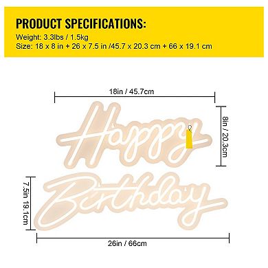 LED Neon Sign with 8 Flash Modes, Remote, and Multiple Color Options